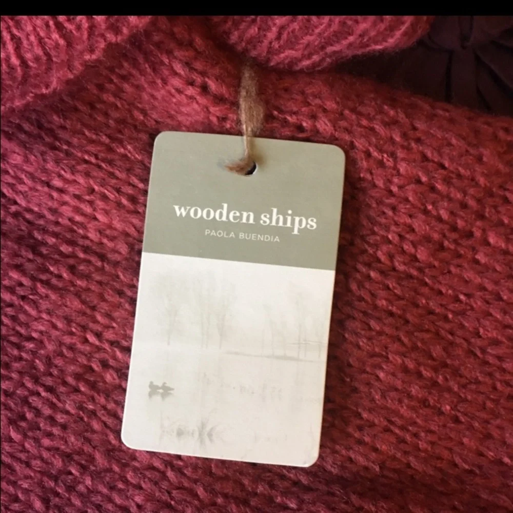 { Wooden Ships } Cowl Neck Asymmetrical Sweater - Picture 4 of 4